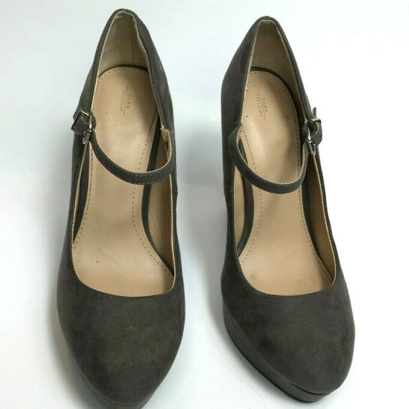 Zara Trafaluc Buckle Strap Platform Block Heels - Picture 11 of 11